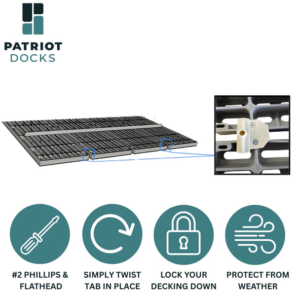 Poly Deck Locker 4-pack