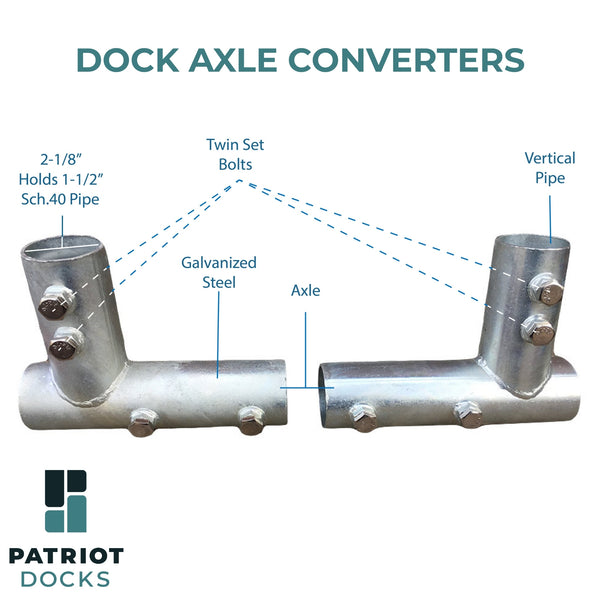 Dock Axle Brackets