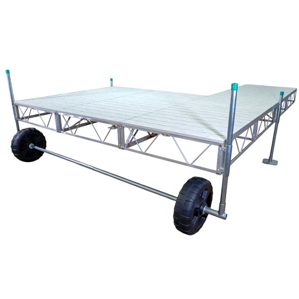 Double Patio Roll-In Pipe Dock