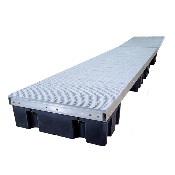Straight Low Profile Floating Dock