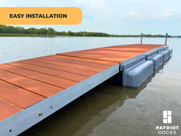 Straight Low Profile Premium Floating Docks