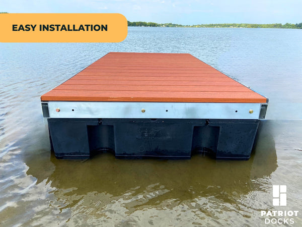 Build Your Own: Low Profile Floating Dock Section