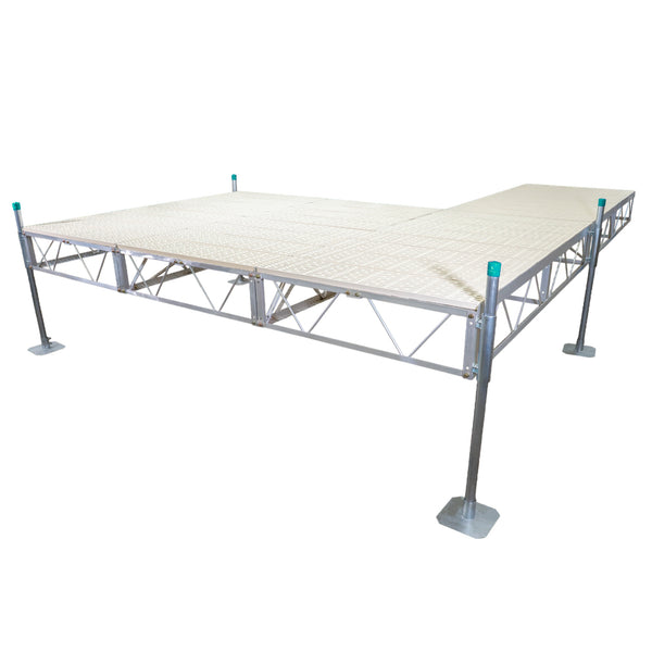 Double Patio Stationary Pipe Dock