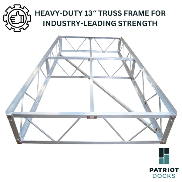 4×8 Aluminum Truss Dock Frame Section