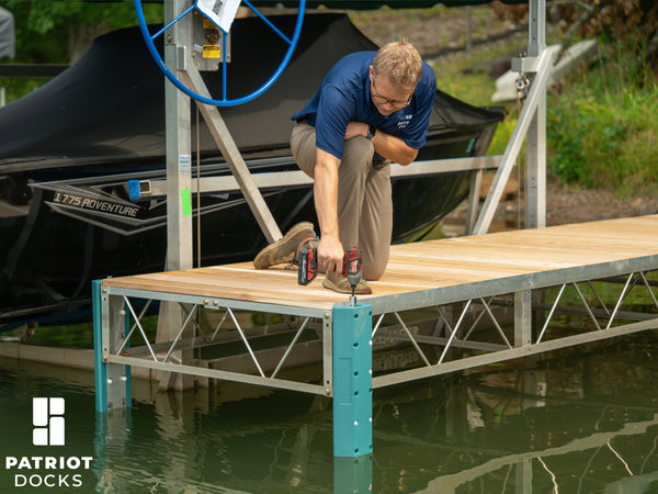 Double Patio Roll-In Jack Dock