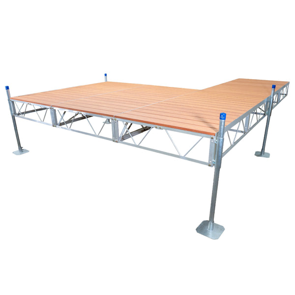 Double Patio Stationary Pipe Dock