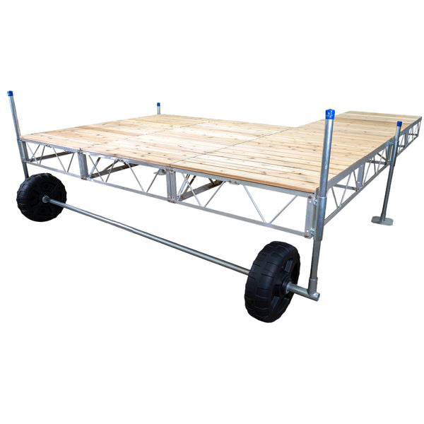 Double Patio Roll-in Pipe Dock