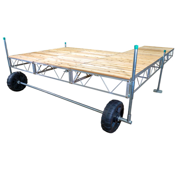 Double Patio Roll-In Pipe Dock