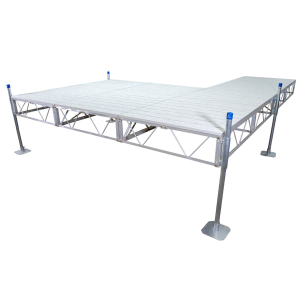 Double Patio Stationary Pipe Dock