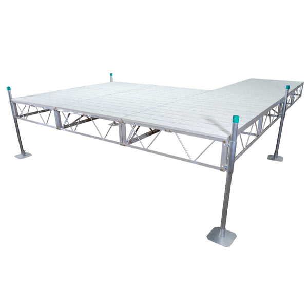 Double Patio Stationary Pipe Dock