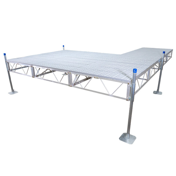 Double Patio Stationary Pipe Dock