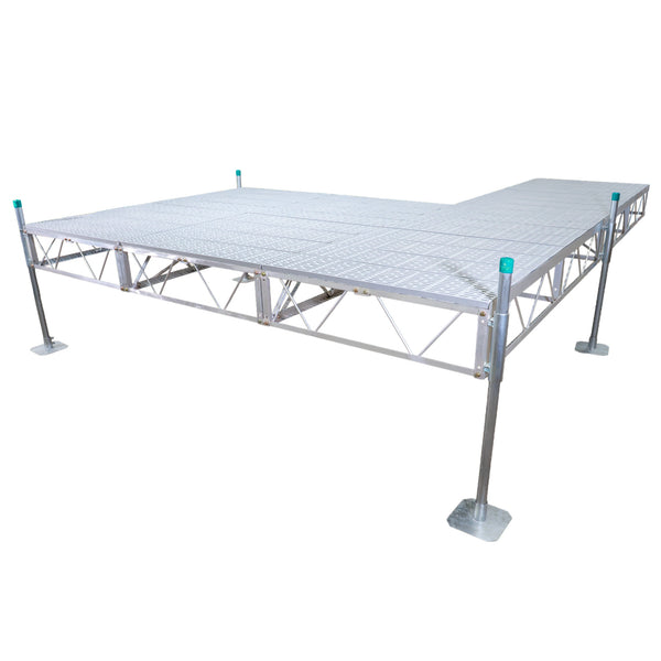 Double Patio Stationary Pipe Dock