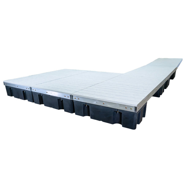 Double Patio Low Profile Floating Dock