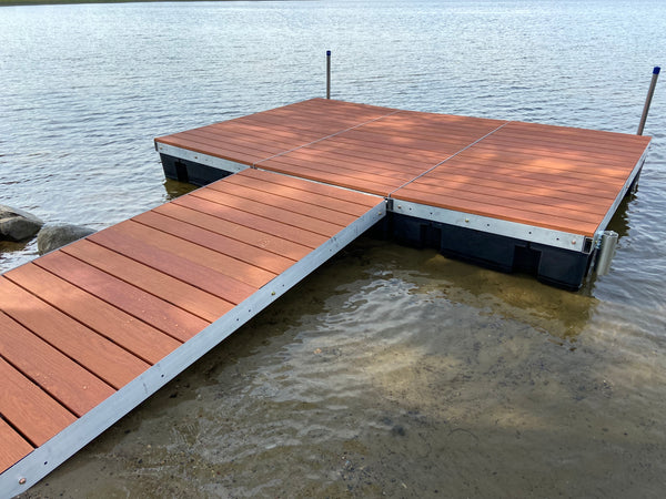 T-Shaped Low Profile Floating Dock