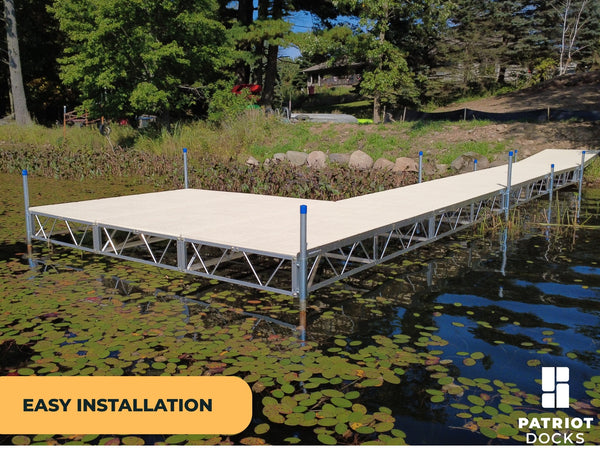 T-Shaped Roll-in Pipe Dock