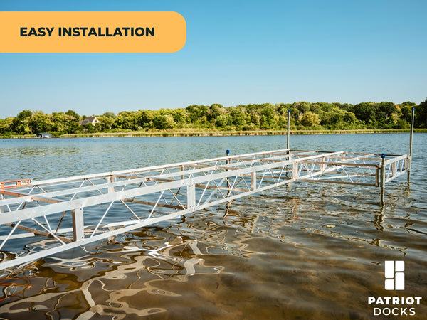 4×8 Aluminum Dock Frame Section