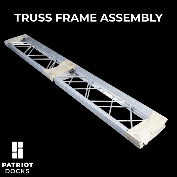 4×8 Aluminum Dock Frame Section