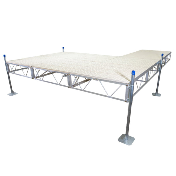 Double Patio Stationary Pipe Dock