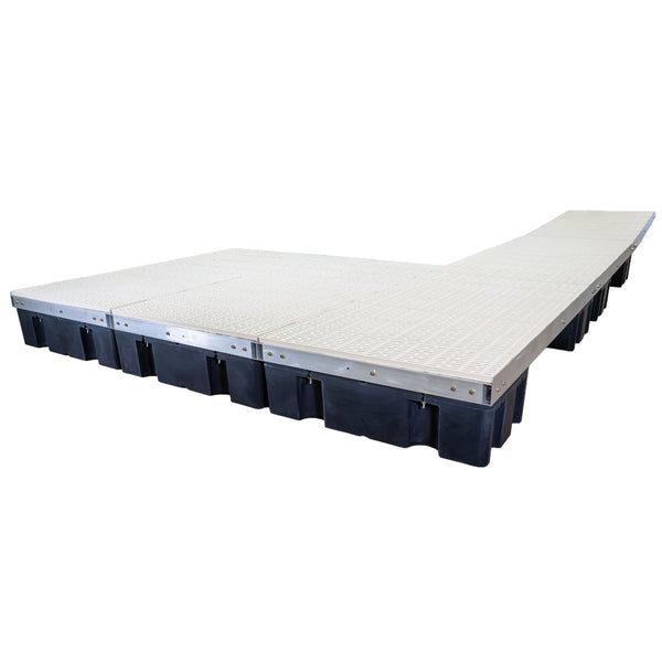 Double Patio Low Profile Floating Dock