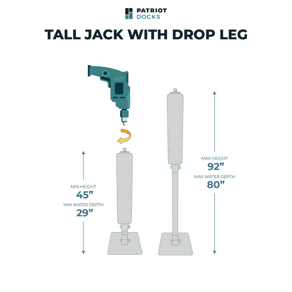 T-Shaped Stationary Jack Dock